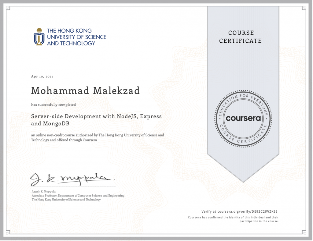 NodeJs-certificate